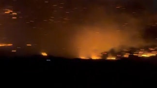 Siguen los incendios en el sur
