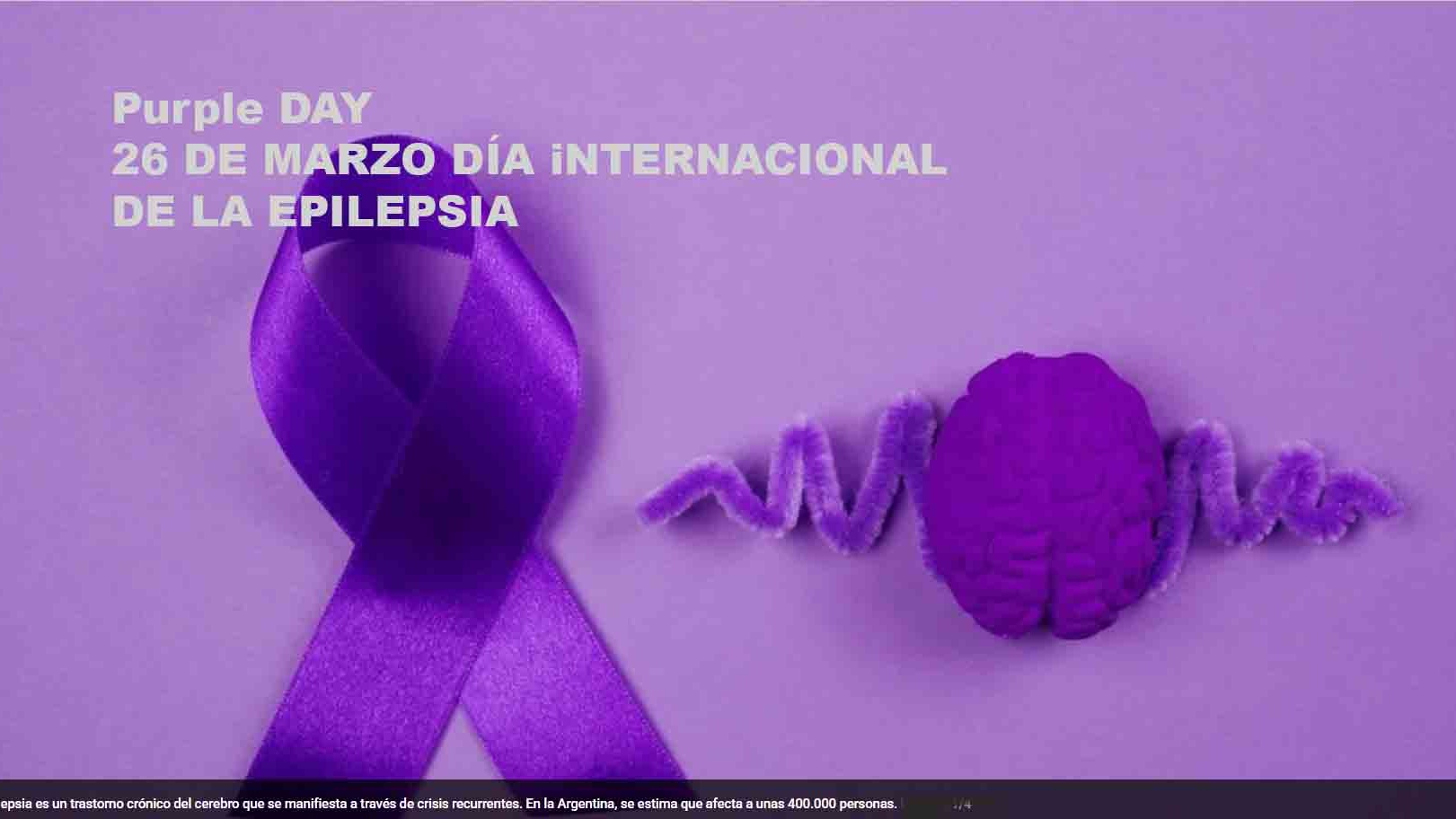 26 DE MARZO: DÍA INTERNACIONAL DE LA EPILEPSIA