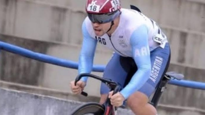 Lucas Vilar no pudo en Keirin, va por la velocidad y se acerca a Los Ángeles28