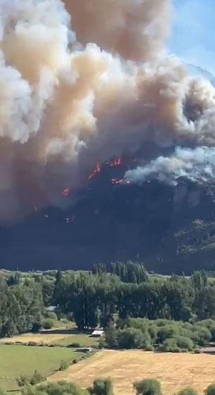 SIGUEN LOS INCENDIOS EN EL SUR